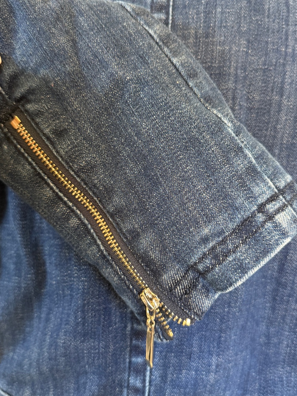 White House Black Market Denim Jacket - Picture 4 of 5